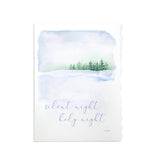 Winter Landscape Watercolor Christmas Card Set