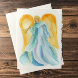 Angel Watercolor Christmas Card Set