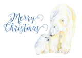 Polar Bears Christmas Cards Set of 10
