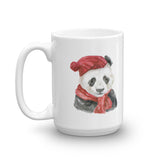 Panda Bear with a Hat and Scarf Mug