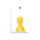 Baby Duck Watercolor Duckling