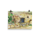 Empty Tomb Easter Watercolor Print