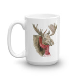 Moose with a Scarf Mug