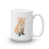 Baby Fox Watercolor Coffee Mug