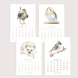 2025 Watercolor Animals Desk Calendar