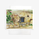 Empty Tomb Easter Greeting Card - Single or Set of 10
