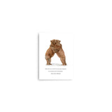 Hugging Bears Watercolor - Bear and Forbear Fine Art Poster - Unframed