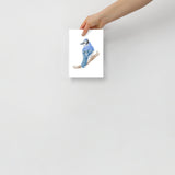 Blue Jay Watercolor Fine Art Poster
