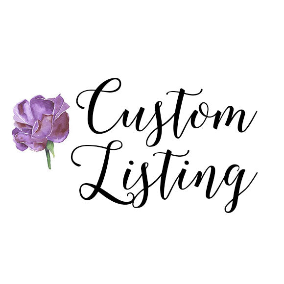 CUSTOM LISTING for SP