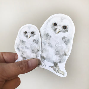 Tawny Owl Vinyl Sticker