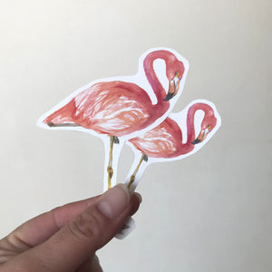 Flamingo Vinyl Sticker
