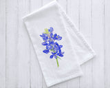 Texas Wildflower Flour Sack Tea Towels Set of 4