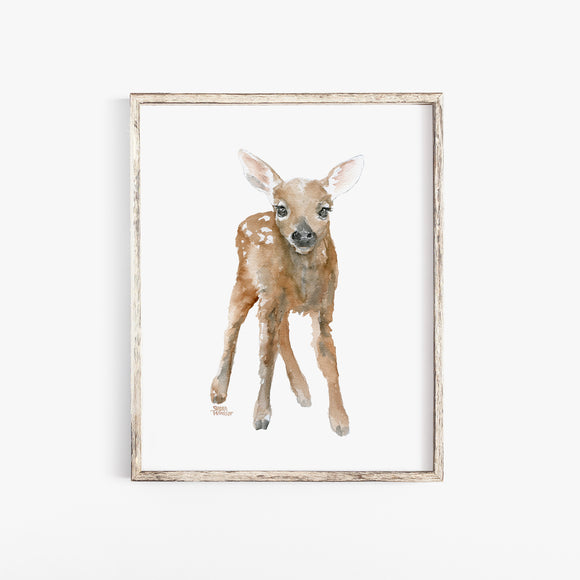 Deer Fawn 3 Watercolor