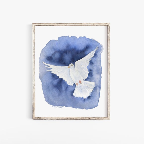 Dove 2 Watercolor Print