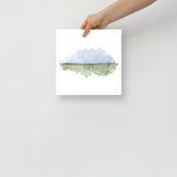 Minimalist Landscape Watercolor Fine Art Print