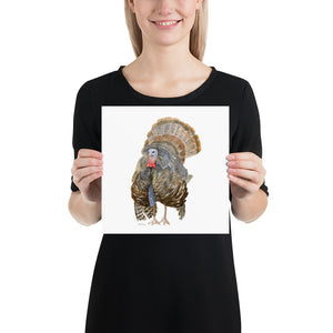 Wild Turkey Watercolor Art Print