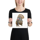Wild Turkey Watercolor Art Print