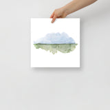 Minimalist Landscape Watercolor Fine Art Print