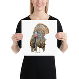 Wild Turkey Watercolor Art Print