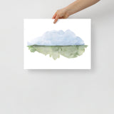 Minimalist Landscape Watercolor Fine Art Print