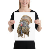 Wild Turkey Watercolor Art Print