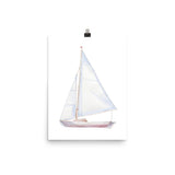 Sailboat 2 Watercolor Giclee Print