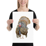 Wild Turkey Watercolor Art Print