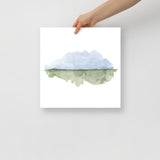 Minimalist Landscape Watercolor Fine Art Print
