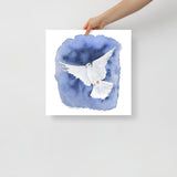 Dove 2 Watercolor Print