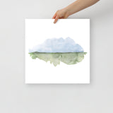 Minimalist Landscape Watercolor Fine Art Print