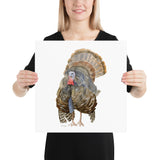 Wild Turkey Watercolor Art Print
