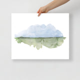 Minimalist Landscape Watercolor Fine Art Print