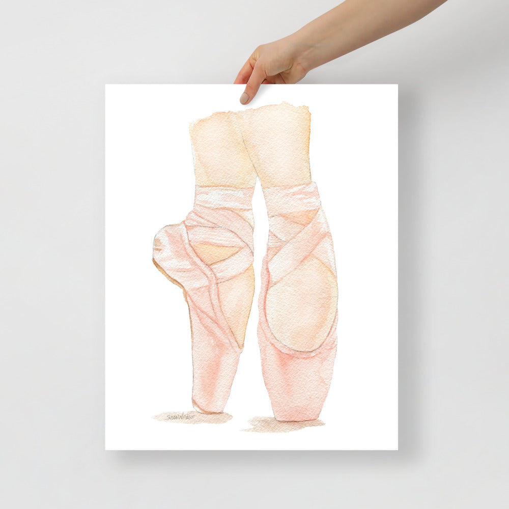 Pink Ballet Point Slippers Point Shoes – Susan Windsor