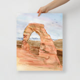 Arches National Park Watercolor Poster Print