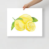 Lemons Watercolor Art Print