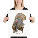 Wild Turkey Watercolor Art Print