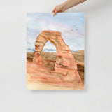 Arches National Park Watercolor Poster Print