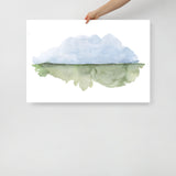 Minimalist Landscape Watercolor Fine Art Print