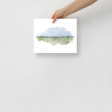 Minimalist Landscape Watercolor Fine Art Print