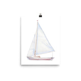 Sailboat 2 Watercolor Giclee Print
