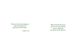 Glory to the Newborn King Watercolor Christmas Card Set