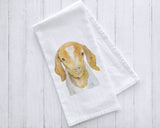 Set of 4 Farm Animals Flour Sack Tea Towels