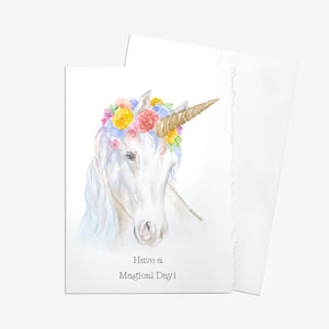 Have a Magical Day Unicorn Greeting Card