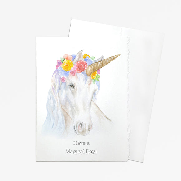 Have a Magical Day Unicorn Greeting Card
