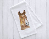 Set of 4 Farm Animals Flour Sack Tea Towels