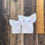 Pig Face Vinyl Sticker