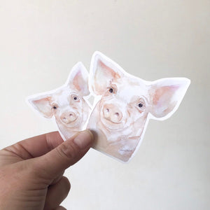 Pig Face Vinyl Sticker