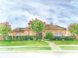 CUSTOM ORDER for CT - 8x10 Prints of House Portrait