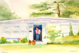 CUSTOM ORDER for CT - 8x10 Prints of House Portrait