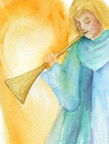 Angel Watercolor Christmas Card Set